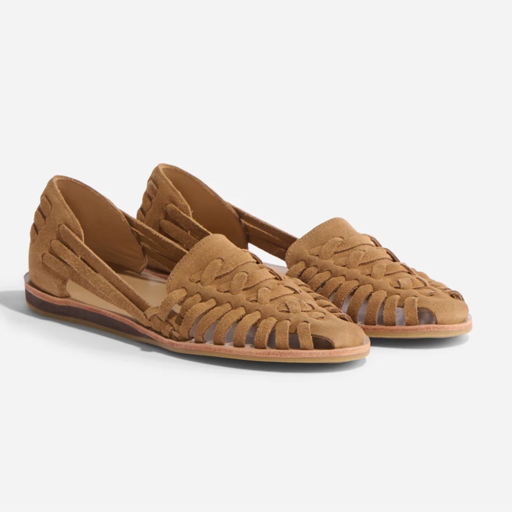 Nisolo Almond Huarache Sandals 7.5